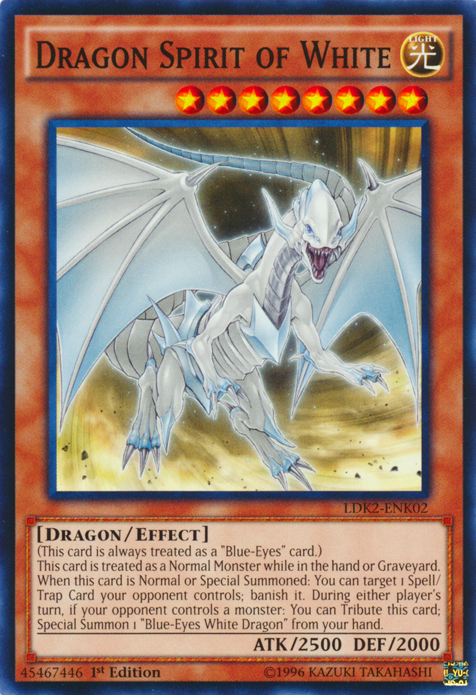 Espíritu dragón blanco [LDK2-ENK02] Común 