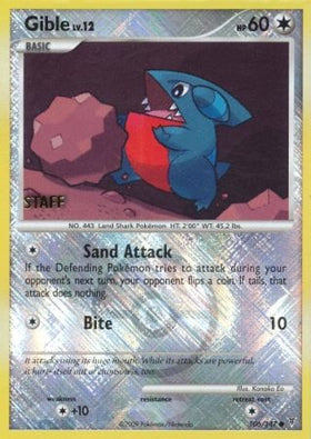 Gible (106/147) (Bastón de promoción del campeonato) [Platino: Vencedores supremos] 