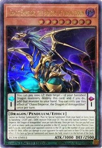 Emperador del Caos, el Dragón del Armagedón [YCSW-EN011] Ultra Raro 