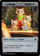 Rabbit // Treasure Double-Sided Token [Bloomburrow Tokens]-2