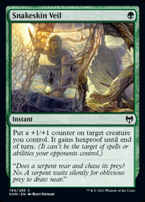 Velo de piel de serpiente [Kaldheim] 