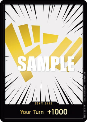 Tarjeta DON!! (Dorada) [Tarjetas promocionales de One Piece] 