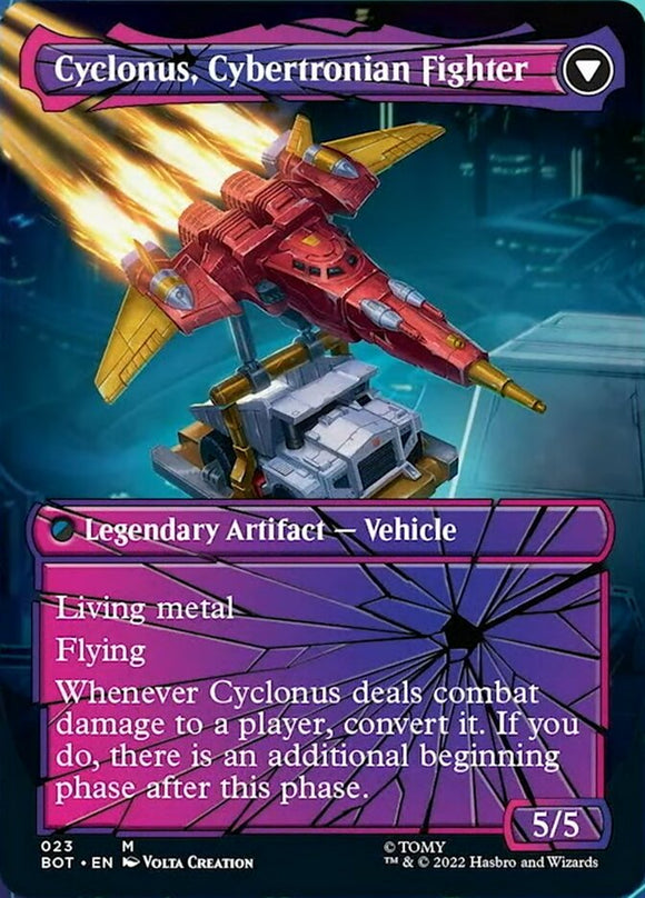 Cyclonus, el saboteador // Cyclonus, luchador cibertroniano (Shattered Glass) [Transformers] 