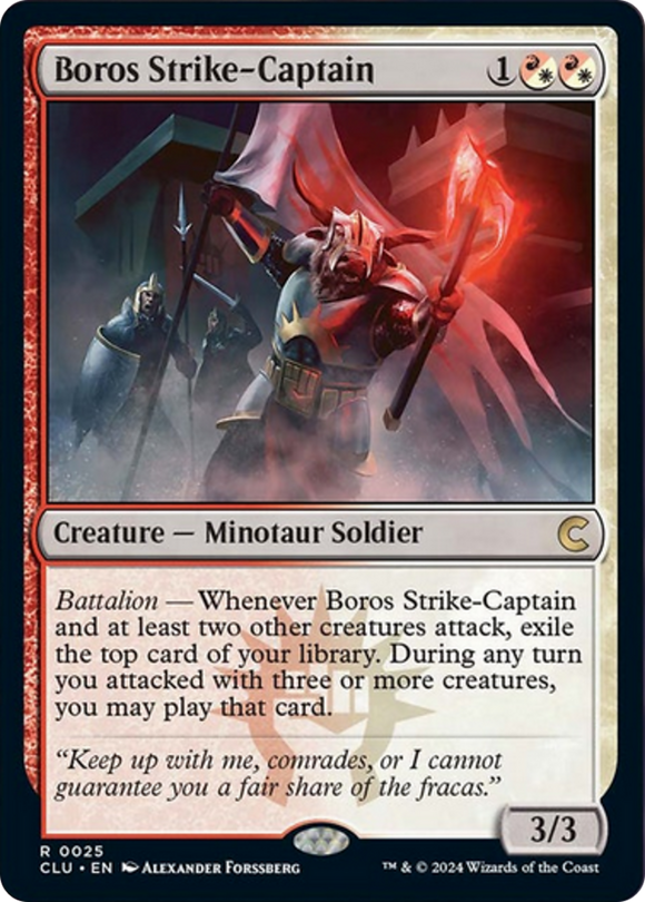 Capitán de ataque Boros [Ravnica: Edición de pistas] 