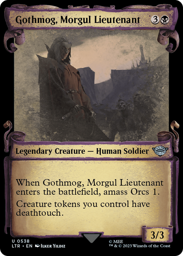 Gothmog, teniente de Morgul [Pergaminos de presentación de El Señor de los Anillos: Cuentos de la Tierra Media] 