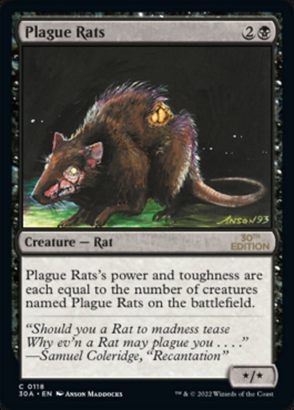 Ratas de la plaga [Edición del 30.º aniversario] 