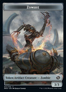 Powerstone // Zombie Double-Sided Token [The Brothers' War Tokens]-2