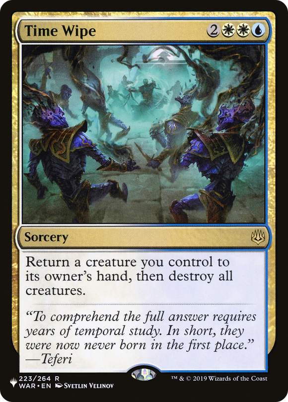 Time Wipe [Guarida secreta: de lo lindo a lo brutal] 