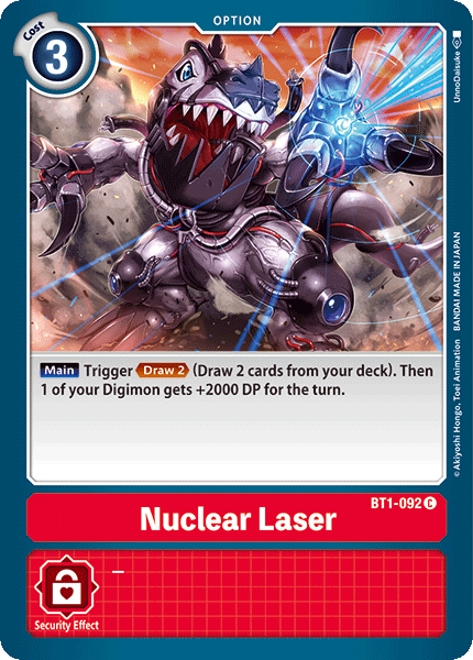 Láser nuclear [BT1-092] [Lanzamiento de la versión especial Booster 1.0] 