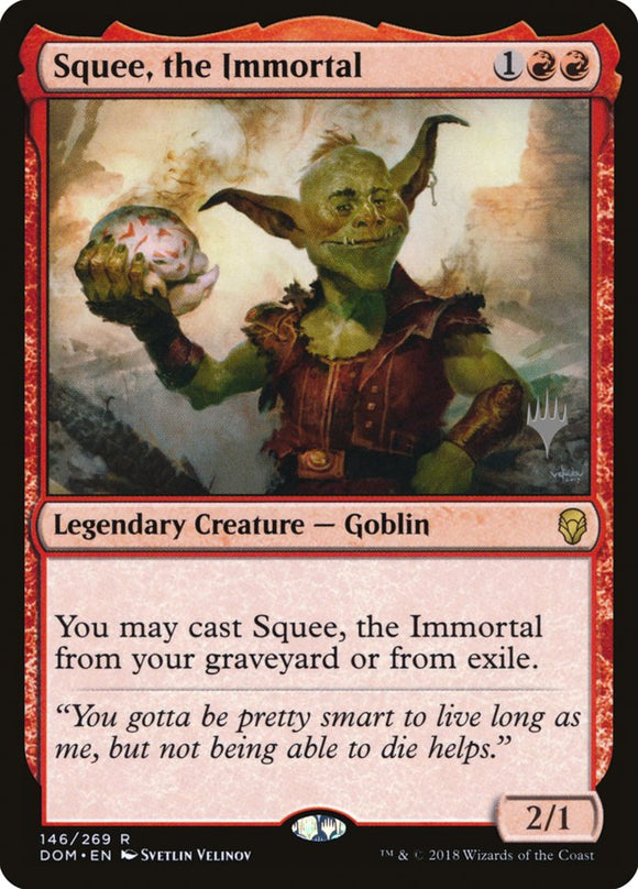 Squee, el Inmortal (Paquete Promocional) [Dominaria Promos] 