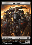 Orc Army (0019) // Food (0022) Double-Sided Token (Surge Foil) [The Lord of the Rings: Tales of Middle-Earth Tokens]-1