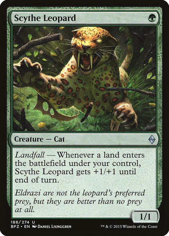 Leopardo guadaña [Batalla por Zendikar] 