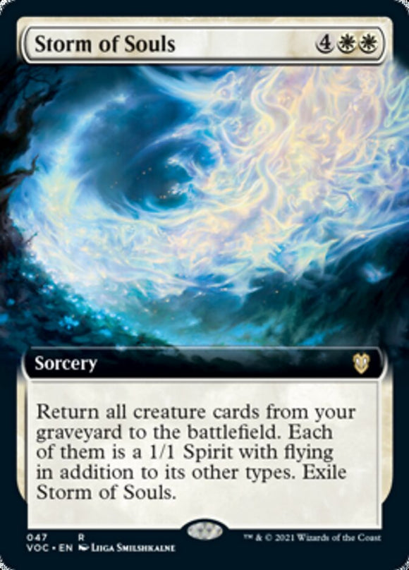 Tormenta de almas (ilustración ampliada) [Innistrad: Crimson Vow Commander] 