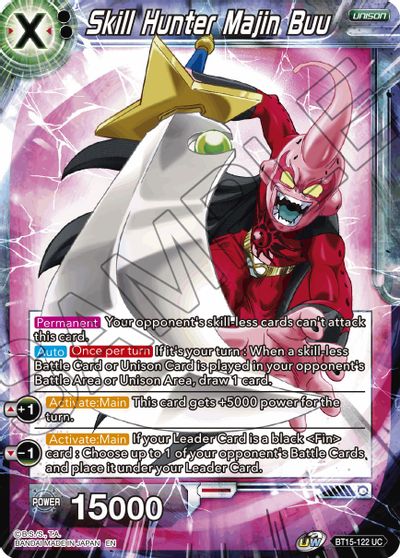 Cazador de Habilidades Majin Buu (BT15-122) [Saiyan Showdown] 
