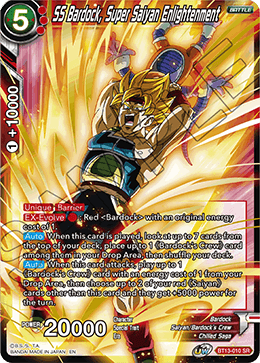SS Bardock, Super Saiyan Enlightenment (BT13-010) [Rivalidad suprema] 