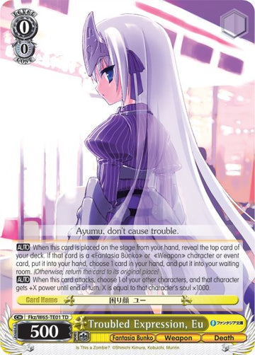 Troubled Expression, Eu (Fkz/W65-TE01 TD) [Fujimi Fantasia Bunko]