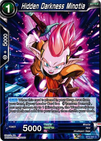 Minotia, la oscuridad oculta (BT4-041) [Guerra colosal] 