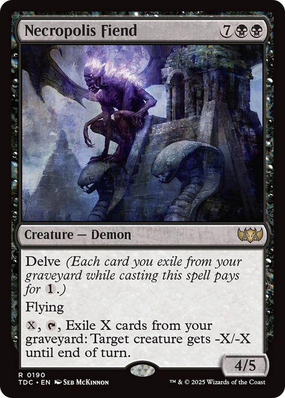 Necropolis Fiend [Tarkir: Dragonstorm Commander]