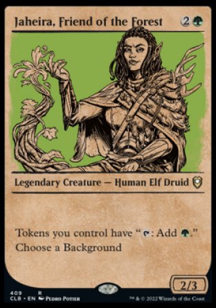 Jaheira, amiga del bosque (Escaparate) [Commander Legends: Battle for Baldur's Gate] 