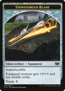 Stoneforged Blade // Germ Double-Sided Token [Commander 2014 Tokens]-1
