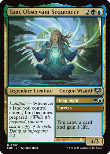 Tam, Observant Sequencer [Secrets of Strixhaven]