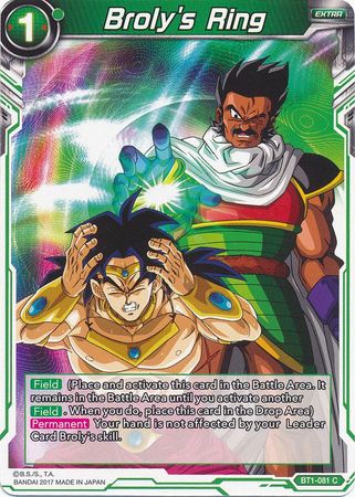Anillo de Broly (BT1-081) [Batalla Galáctica] 