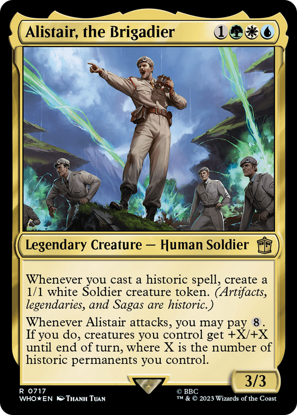 Alistair, el brigadier (Surge Foil) [Doctor Who] 