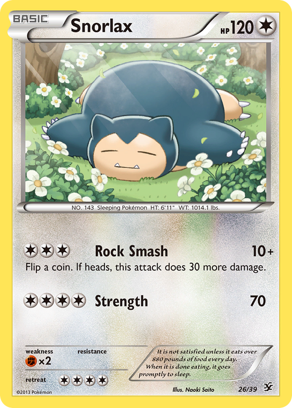 Snorlax (26/39) [XY: Set de inicio de Kalos] 