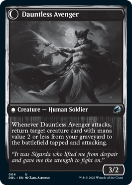Bereaved Survivor // Dauntless Avenger [Innistrad: Double Feature] - 0