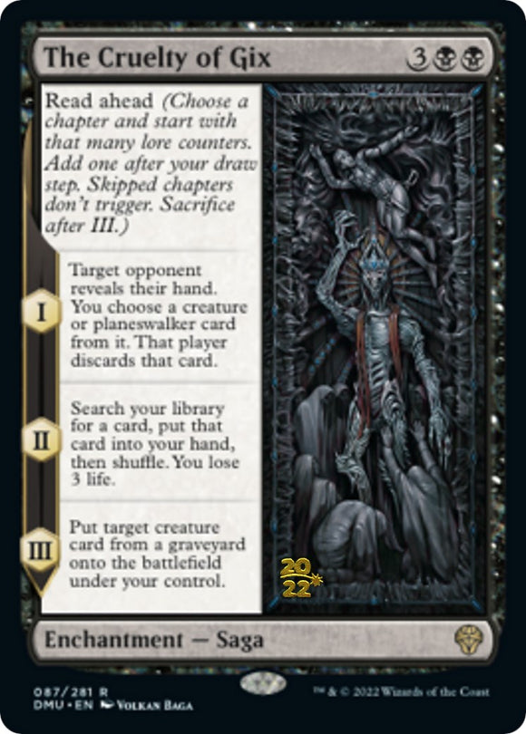 La crueldad de Gix [Promociones previas al lanzamiento de Dominaria United] 