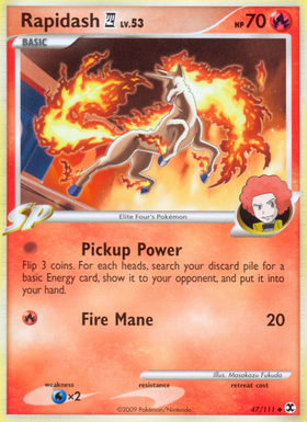 Rapidash (47/111) [Platino: Rivales en ascenso] 