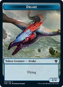 Drake // Goblin Warrior Double-Sided Token [Commander 2020 Tokens]-1