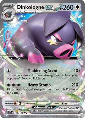 Oinkalogne ex (158/198) (Tarjeta gigante) [Scarlet &amp; Violet: Base Set] 