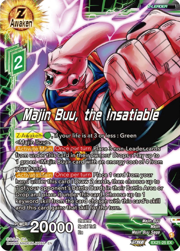 Majin Buu, el Insaciable (EX21-25) [Set del 5.º aniversario] 