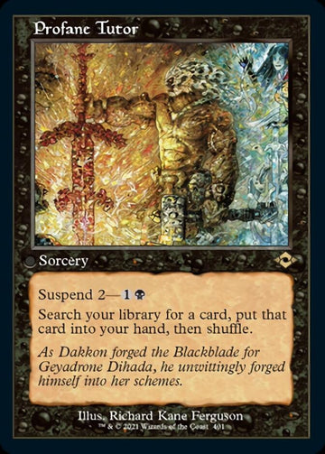 Profane Tutor (Retro Foil Etched) [Modern Horizons 2] - 0