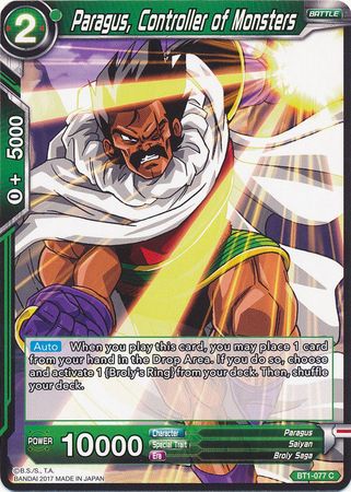 Paragus, controlador de monstruos (BT1-077) [Batalla galáctica] 