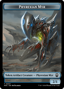 Phyrexian Myr // Servo Double-Sided Token [Modern Horizons 3 Commander Tokens]-1