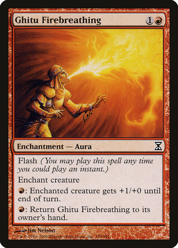 Ghitu escupiendo fuego [Espiral del tiempo] 