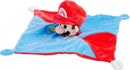 My Mario - Baby Security Blanket with Rattle 10"x10" Plush with Soft Mario Head for Infants-3