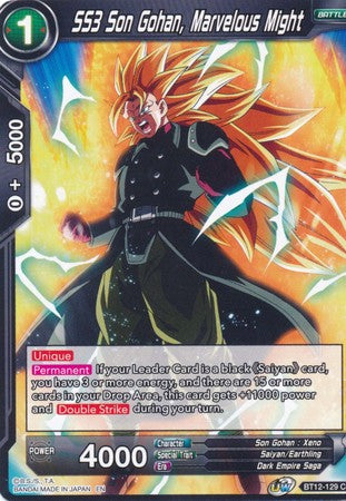 SS3 Son Gohan, Poder Maravilloso (BT12-129) [Rejuvenecimiento Vicioso] 