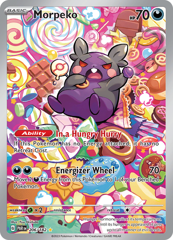 Morpeko (206/182) [Scarlet &amp; Violet: Grieta de la Paradoja] 