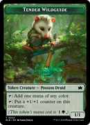 Fish // Tender Wildguide Double-Sided Token [Bloomburrow Tokens]-2