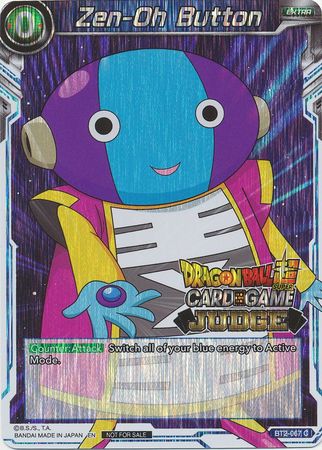 Botón Zen-Oh (BT2-067) [Tarjetas de promoción de jueces] 