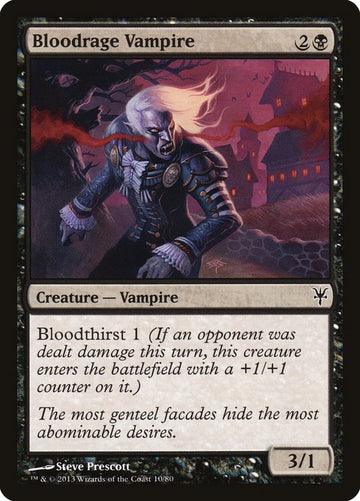 Bloodrage Vampire [Duel Decks: Sorin vs. Tibalt] - 0
