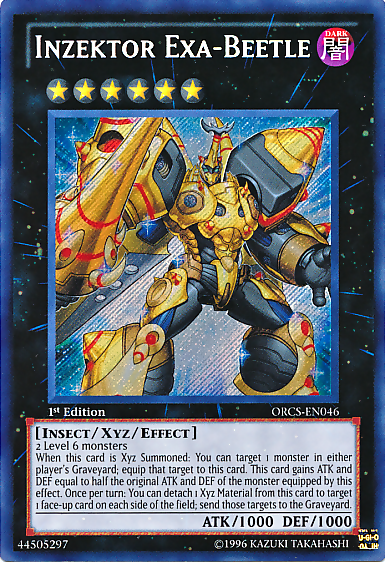 Inzektor Exa-Beetle [ORCS-EN046] Secreto raro 