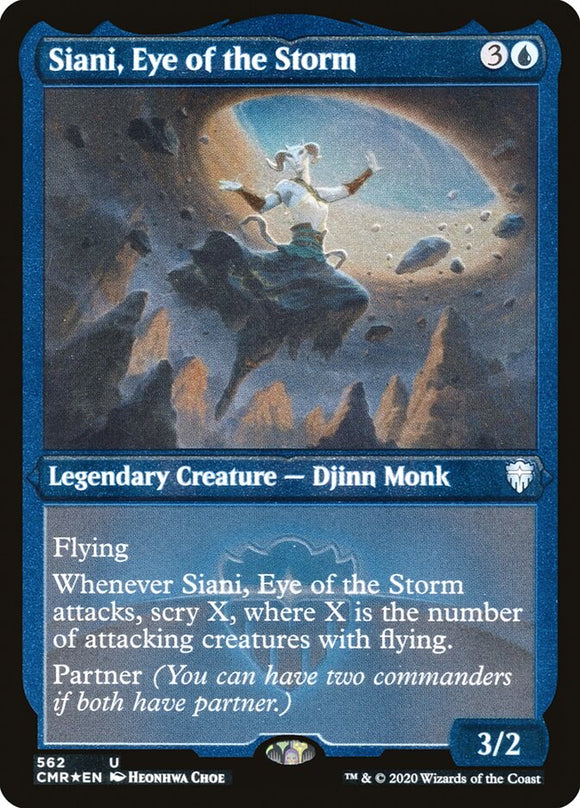 Siani, Ojo de la Tormenta (Grabado) [Commander Legends] 
