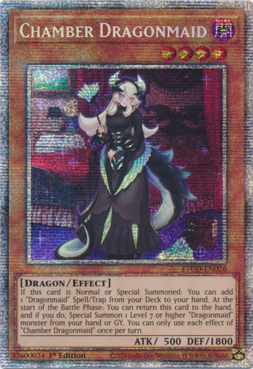 Dragonmaid de la cámara [ETCO-EN026] Luz de las estrellas Raro 