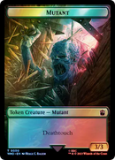 Alien Angel // Mutant Double-Sided Token (Surge Foil) [Doctor Who Tokens]-2