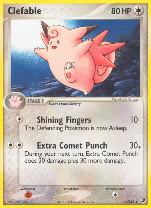 Clefable (36/115) [EX: Fuerzas invisibles] 