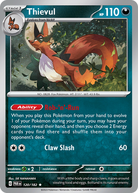 Thievul (120/182) [Scarlet &amp; Violet: Grieta de la paradoja] 